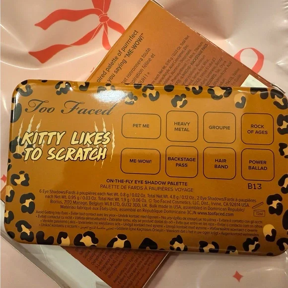Too Faces NIB Kitty Likes To Scratch Eyeshadow Palette - Picture 4 of 6